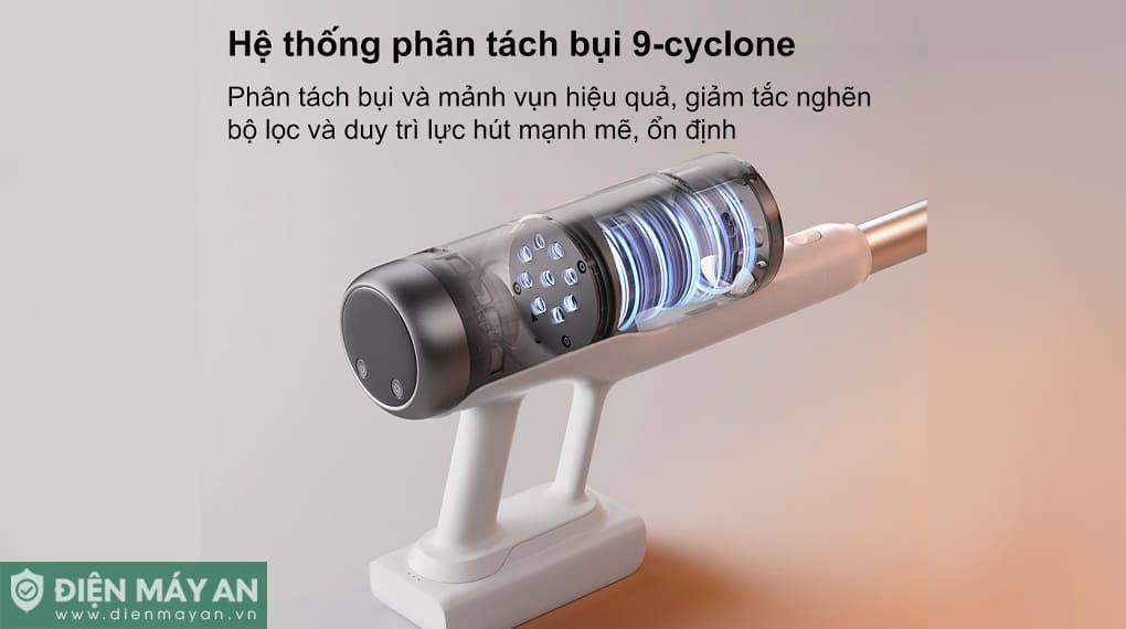 Máy hút bụi cầm tay Roborock H60 Hub Pro - Đen